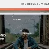 Mefolio Ajax Resume WordPress Theme 1.2 GPL Theme
