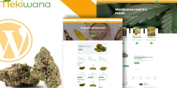 Mekiwana Medical Cannabis Shop WordPress Theme 1.1.2 GPL Theme