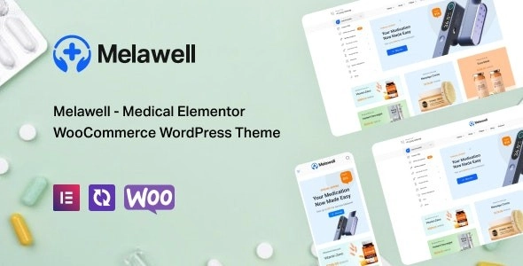 Melawell Medical WooCommerce Theme 1.0.1 GPL Theme