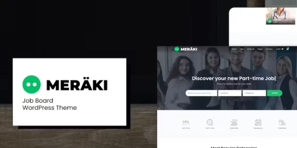 Meraki Job Board WordPress Theme 1.3 GPL Theme
