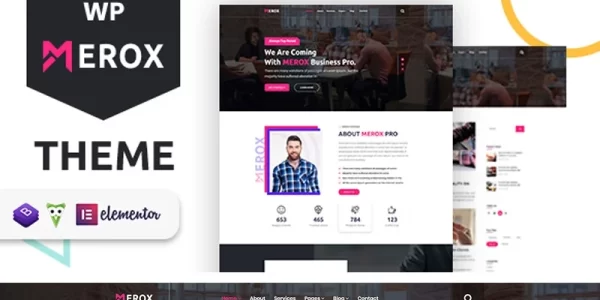 Merox Corporate WordPress Theme 1.0.1 GPL Theme