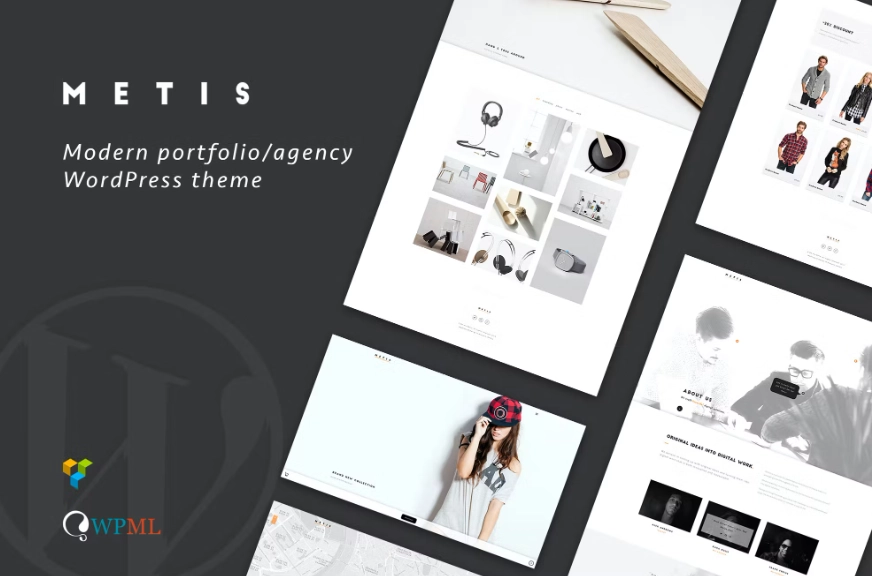 Metis Portfolio / Agency WordPress Theme 1.4.4 GPL Theme