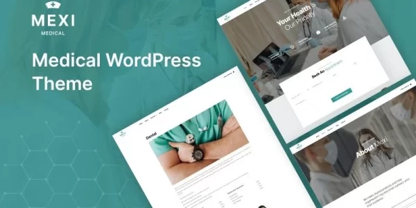 Mexi Medical WordPress Theme 1.0.1 GPL Theme