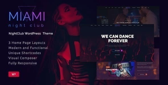 Miami | Night Club 1.3.8 GPL Theme