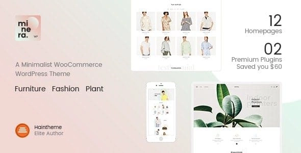 Minera Minimalist WooCommerce WordPress Theme 2.9.5 GPL Theme