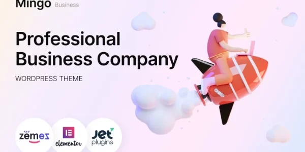 Mingo Professional Business Company WordPress Theme 1.0.1 GPL Theme