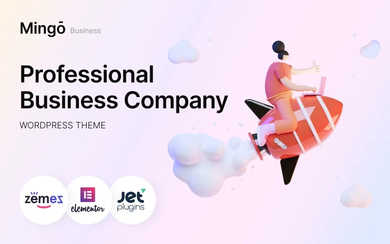 Mingo Professional Business Company WordPress Theme 1.0.1 GPL Theme