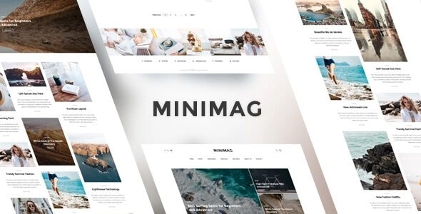 MiniMag Magazine and Blog WordPress Theme 1.3.7 GPL Theme