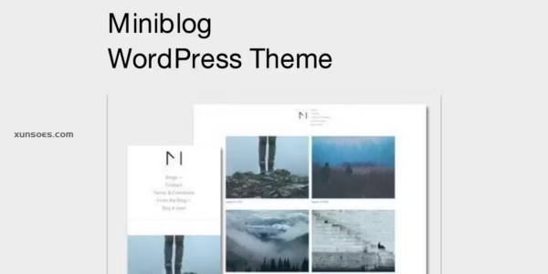 Miniblog – Multipurpose, Minimal WooCommerce Theme 2.0.2 GPL Theme