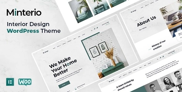 Minterio – Interior Design WordPress Theme 1.2.4 GPL Theme