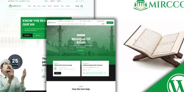 Mircco Islamic Center And Mosque WordPress Theme 1.0.0 GPL Theme