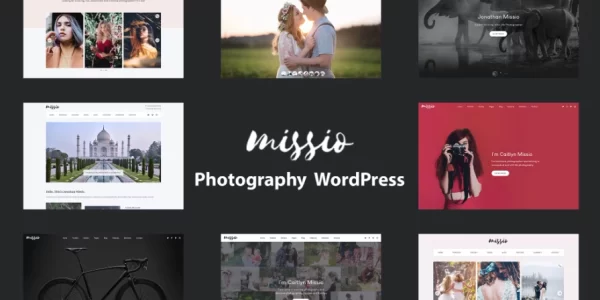 Missio – Photography WordPress 1.0 GPL Theme