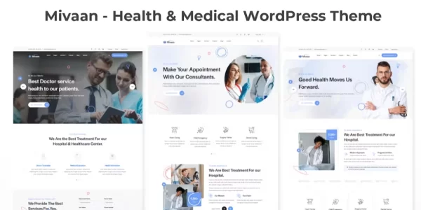 Mivaan – Health Medical WordPress Theme 1.0 GPL Theme