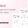 Mobilo Saas, Apps landing and IT Solution One Page WordPress Theme 1.0.0 GPL Theme