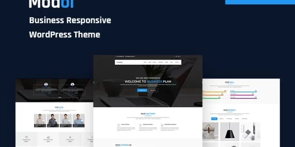 Modol Business Responsive WordPress Theme 1.0.0 GPL Theme