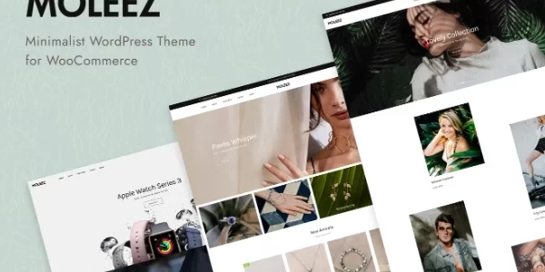 Moleez Minimalist WordPress Theme for WooCommerce 2.4.4 GPL Theme