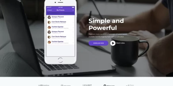 Morris WordPress App Product Landing Page 1.0.3 GPL Theme