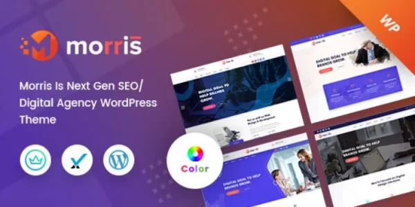 Morris WordPress Theme for Digital Agency 1.0.0 GPL Theme