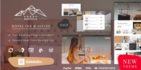 Motela Hotel WP 1.2 GPL Theme