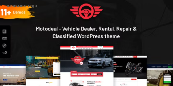 Motodeal Car Dealer Classified WordPress Theme 1.0.7 GPL Theme