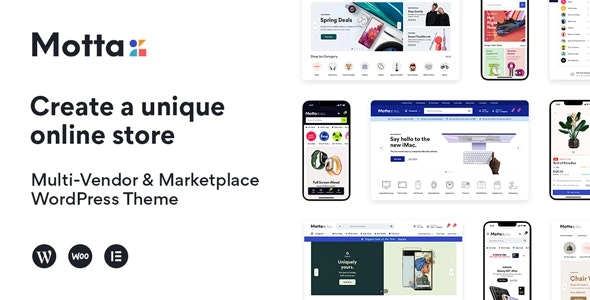 Motta Multi-Vendor and Marketplace WordPress Theme 1.3.5 GPL Theme