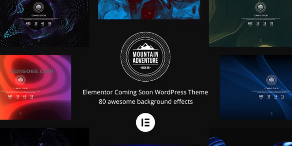 Mountain Elementor Coming Soon WordPress Theme 5.0.0 GPL Theme