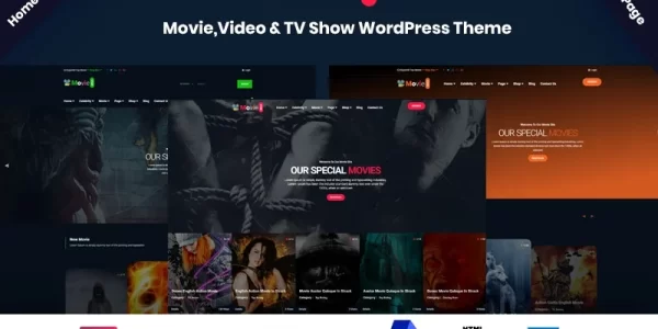 Moviestar Online Movie, Video TV Show WordPress Theme 4.0.0 GPL Theme