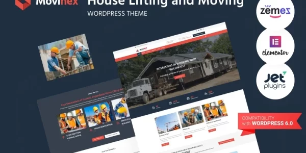 Movinex House Lifting and Moving WordPress Theme 1.0.4 GPL Theme