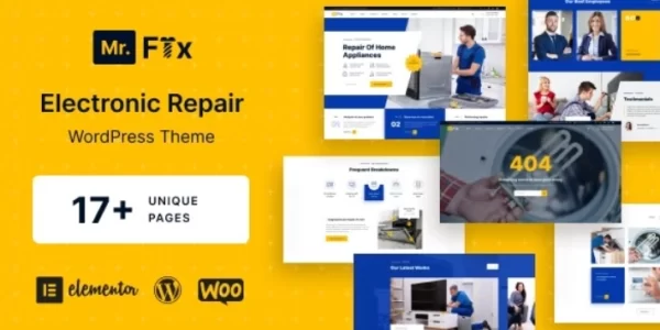 MrFix Appliances Repair Services WordPress Theme 1.3 GPL Theme