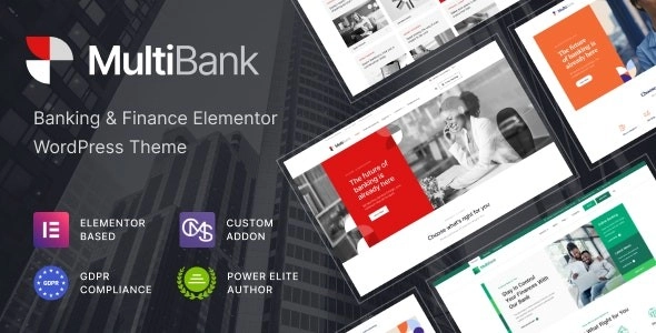 Multibank Business and Finance WordPress Theme 1.1.1 GPL Theme