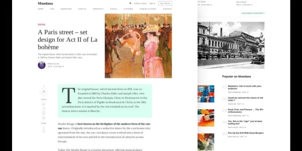 Mundana  WordPress Theme By WowThemes 1.1.7 GPL Theme