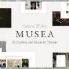 Musea Art Gallery and Museum Theme 1.4.0 GPL Theme