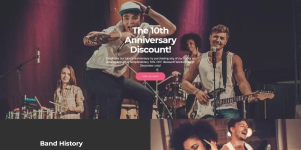 Music Responsive WordPress Theme 1.0.0 GPL Theme