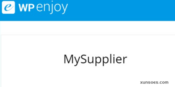 MySupplier 1.0.0 GPL Theme