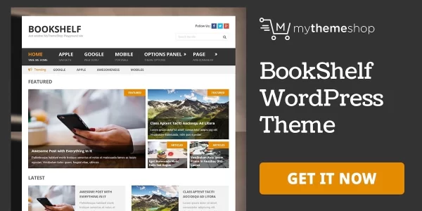 MyThemeShop BookShelf 2.1.1 GPL Theme