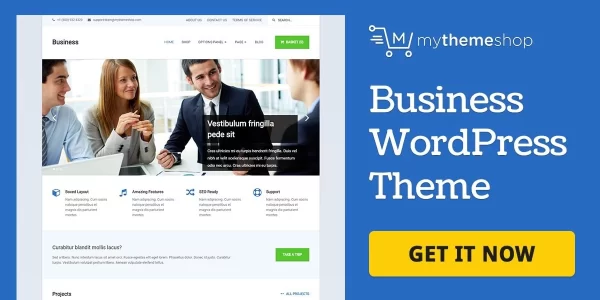 MyThemeShop Business WordPress Theme 1.1.1 GPL Theme