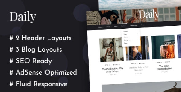 MyThemeShop Daily WordPress Theme 1.0.4 GPL Theme