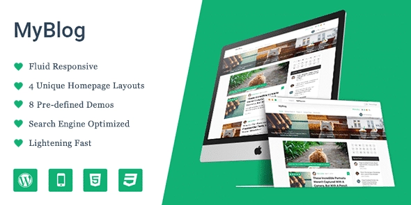 MyThemeShop MyBlog 1.2.9 GPL Theme