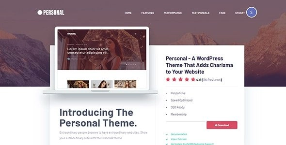 MyThemeShop Personal Theme 1.0.7 GPL Theme