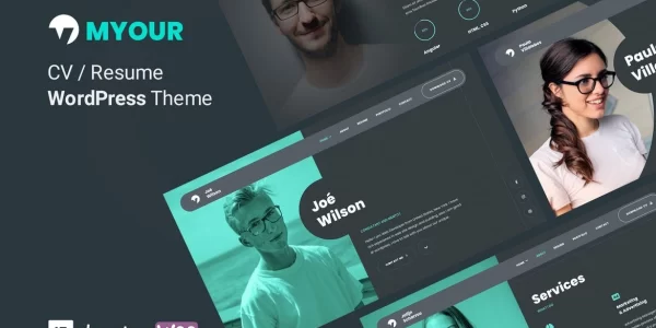 Myour Resume Theme 1.5.1 GPL Theme