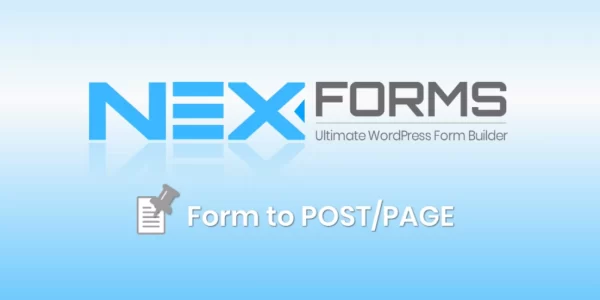 NEX-Forms Form to Post/Page Add-on 7.5.12.1 GPL Plugins