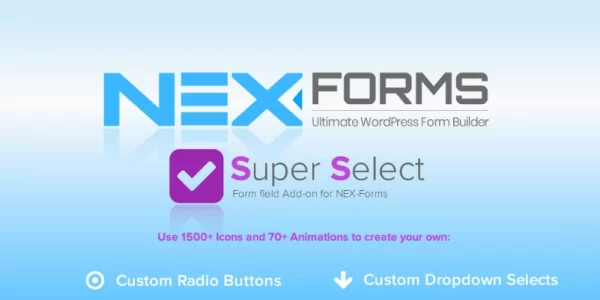 NEX-Forms Super Selection Form Field Add-on 7.5.12.1 GPL Plugins
