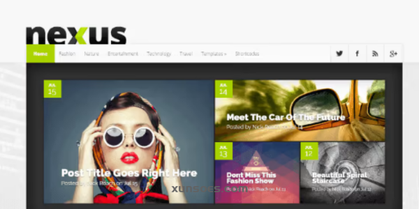 NEXUS VERSATILE MAGAZINE THEME 1.7.13 GPL Theme