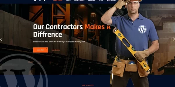 NYC Builders Building Construction WordPress Theme 1.1.4 GPL Theme