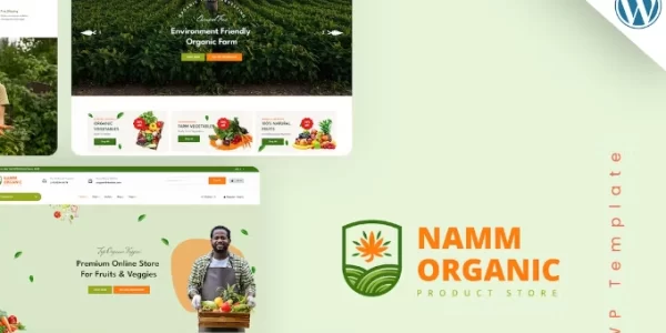 Namm – Grocery Shop WordPress Theme 1.0.4 GPL Theme