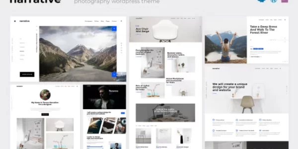 Narrative Portfolio WordPress Theme 1.1.5 GPL Theme