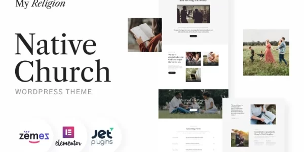 Native Church My Religion WordPress Theme 1.0.1 GPL Theme