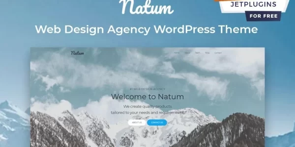 Natum Web Design Multipurpose Modern WordPress Elementor Theme WordPress Theme 1.0.0 GPL Theme