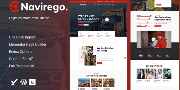 Navirego – Logistics WordPress Theme 1.0.0 GPL Theme