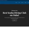 NavyBlue Scuba Diving Club Responsive WordPress Theme 1.0.0 GPL Theme